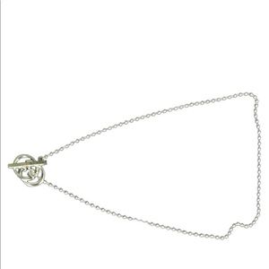 Silver Gucci GG 17” Necklace